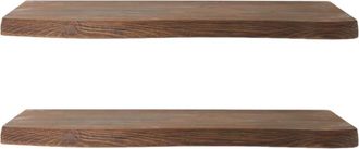 Hannun Estanter&iacute;a de 2 piezas de madera en color marr&oacute;n de 120