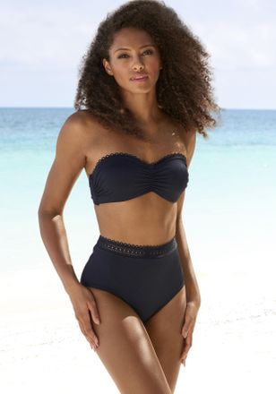 s.Oliver B&uuml;gel-Bandeau-Bikini-Top S.OLIVER Aiko, Damen, Gr. 34, Cup B, schwarz, Microfaser, Microfaser, Polyamid, unifarben, Bikini-Oberteile B&uuml;gel-Bandeau-Bik