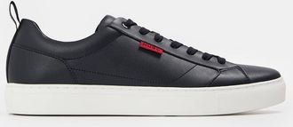HUGO BOSS Hugo Mens Morrie Tenn Napu Low Top Lace-Up Sneakers in Dark Blue - Size UK 6