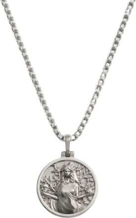 Awe Inspired Mini Goddess Pendant Necklace in 925 Sterling Silver at Nordstrom