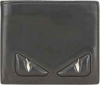 Fendi Pre-owned Wallets, female, Gray, Size: ONE SIZE Pre-owned Leather wallets