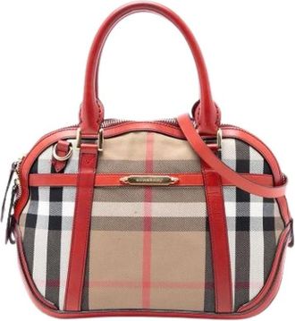 Burberry Pre-owned Handbags, female, Multicolor, Size: ONE SIZE Pre-owned The Bridle Orchard