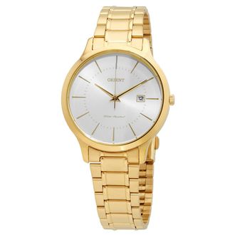 Orient Quartz White Dial Unisex Watch RF-QD0009S10B