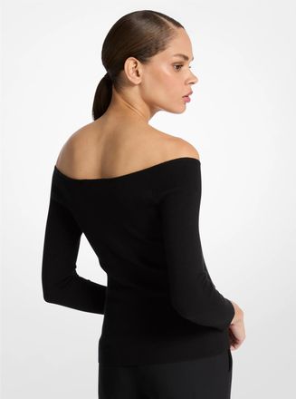Michael Kors Cashmere Ballet Pullover Top