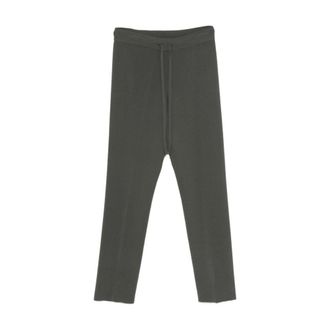 Twinset Sweatpants, female, Green, Size: S Sweatpants