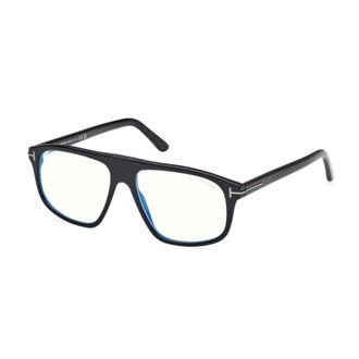 Tom Ford FT5901-B-N 001 Shiny Black/Clear Blue Light Block 55mm