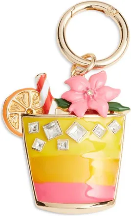 Chelsea28 Mai Tai Bag Charm in Orange Multi- Gold at Nordstrom