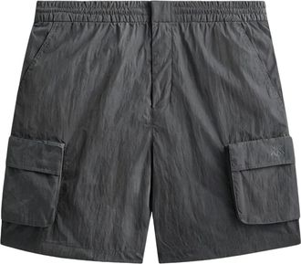 Kith Garment Dye Wrinkle Nylon Evan Cargo Short Thunder KHM061408-506