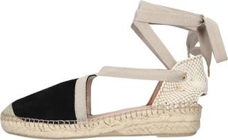 Fred De La Bretoniere Schoenen, Dames, Zwart, 37 EU, Leer, Romi Luz Espadrilles