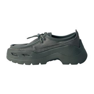 Crocs Laced Shoes, male, Green, Size: 6 US Gallery Shoe Tech Sneakers