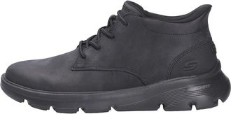 Skechers Sneakers - Heren - Sneakers - Zwart - 47 1/2 EU - Leer - Schoenen
