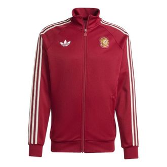 adidas Spain 2026 Track Jacket Asia Sizing Team Coll Burgundy 2 JZ2254