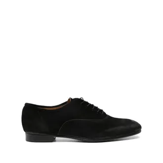 Pedro Garcia Mocassini in Camoscio Neri con Lacci - - Shoes - Donna - Nero - 36 EU