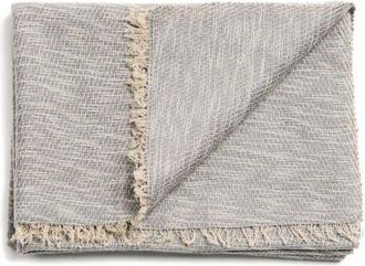 Studio Variously Forest Night Handwoven Neutral Cashmere Merino Scarf at Nordstrom