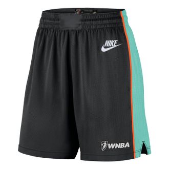 Nike (WMNS) Nike New York Liberty Court Origins Dri-FIT Victory Knee-Length Shorts Black Mint IO7967-010