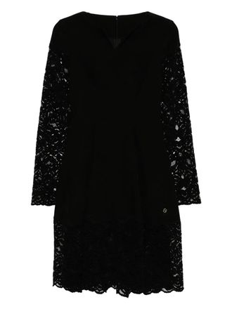 Saiid Kobeisy lace short dress - Black