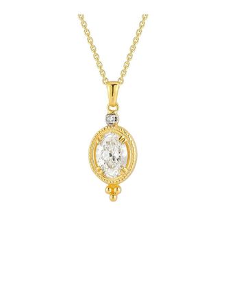 I.Reiss Company 14K 2.07 Ct. Tw. Lab-Grown Diamond Pendant Slide Necklace