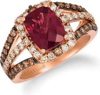 Le Vian Ladies VIVIDS Rings set in 14K Strawberry Gold