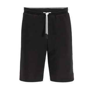 HUGO BOSS Korte Broeken, Heren, Zwart, M, Katoen, Interlock Jersey Shorts
