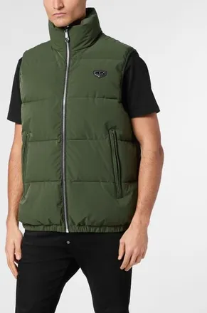 Philipp Plein Down Vest Men in Oliv at Nordstrom, Size Xxx-Large