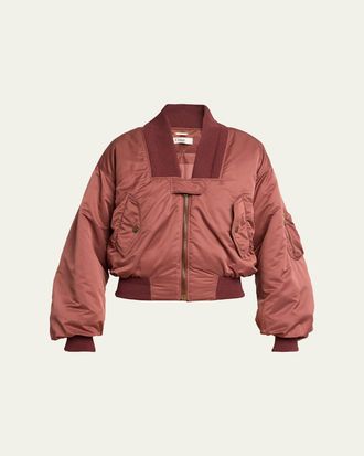 Chlo&eacute; Short Bomber Jacket