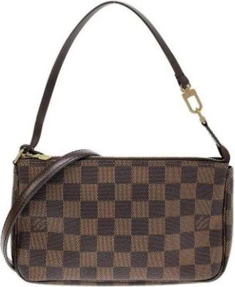 Louis Vuitton Pre-owned Mini Bags, female, Brown, Size: ONE SIZE Pre-owned Pochette Pouch