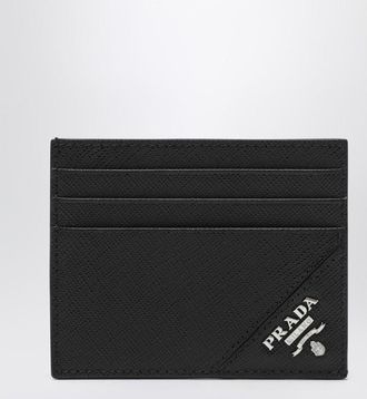 Prada Black Saffiano leather card holder