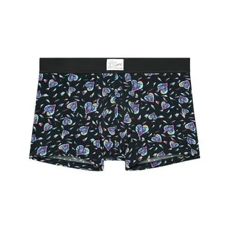 HOM Love Me Boxer Briefs in Black Print at Nordstrom, Size Xx-Large