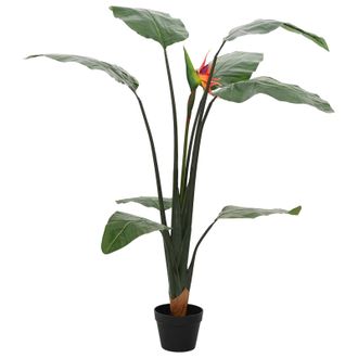 vidaXL Planta Artificial De Strelitzia Verde 70 X 18 X 155 Cm Vidaxl