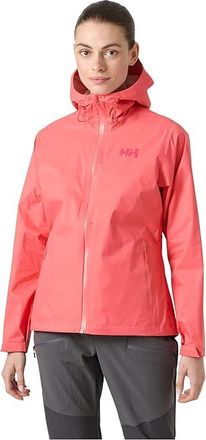Helly Hansen Rain Jacket Womens Coat Sunset Pink : XS, Polyamide