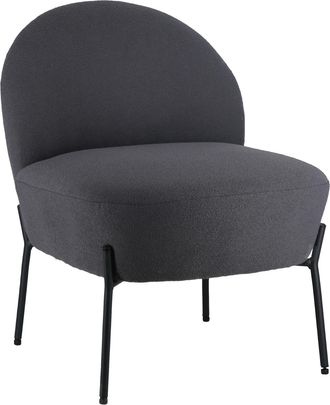 Happy Garden Happy Garden - Sill&oacute;n En Tejido Boucl&eacute; Gris Helmi