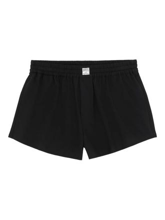 Maison Margiela elasticated-waistband shorts - Zwart