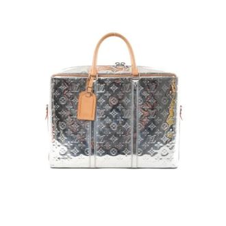 Louis Vuitton Pre-owned Handbags, male, Gray, Size: ONE SIZE Pre-owned Porte Documents Voyages