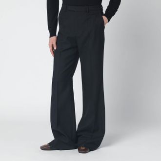 Valentino Pantaloni neri in misto lana