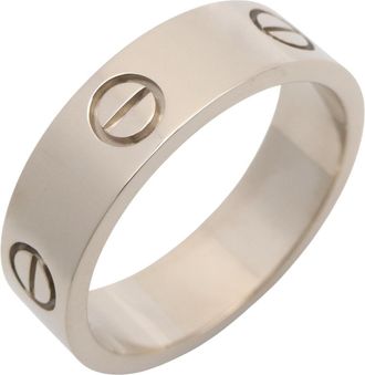 Cartier Silver White Gold (18K) Band Ring (Pre-Owned)