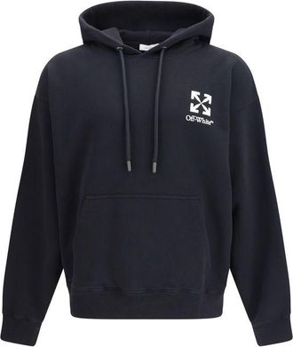 Off-white Black Cotton Mens Sweatshirt