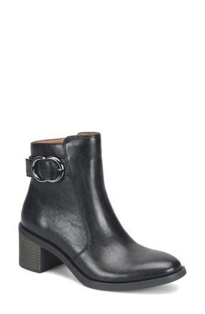 S&ouml;fft Hawthorne Buckle Bootie in Black at Nordstrom Rack, Size 7.5