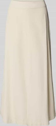 Marc O'Polo Maxi-Rock aus Baumwoll-Mix mit Leinen-Anteil in Stein, Gr&ouml;&szlig;e 44