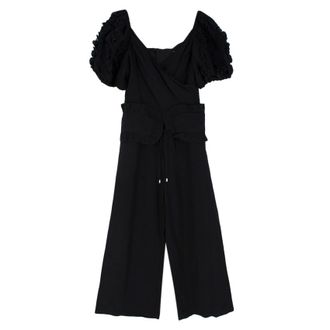 C/Meo Collective Black Linen Jumpsuit Size M