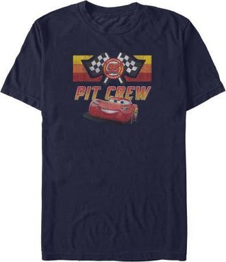 Cars Mens Cars Pit Crew Team Graphic Tee in Navy Blue at Nordstrom, Size Xxx-Large