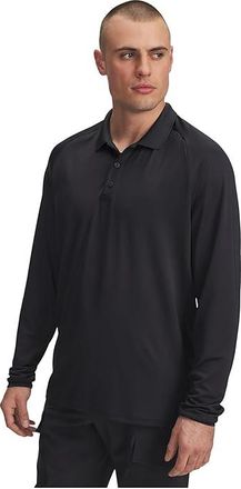 Under Armour Tactical Performance Long Sleeve Polo Mens T Shirt Dark Navy Blue/Dark Navy Blue : 4XL, Polyester