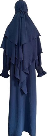 Generic Abaya Dress for Women Wedding Women Muslim Robe Abaya Dress Kaftan Dubai Modest Turkey Prayer Clothes Casual Eid Hijab Robe