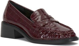 Vince Camuto Eshnie Penny Loafer Pump in Rich Chanti at Nordstrom, Size 5.5