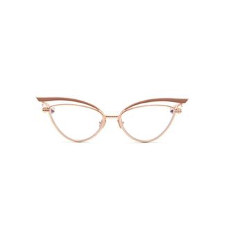 Valentino V - Glassliner Gold Cat-Eye Frame Eyeglasses