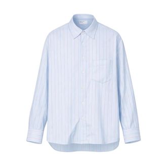 Universal Works Hombre, Camisas, Azul, Talla: M