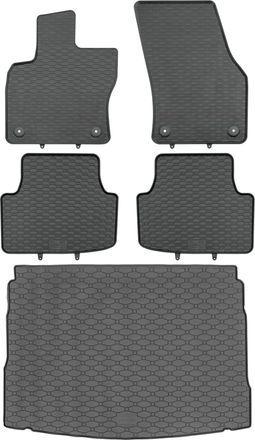 OEM Juego De Alfombrillas De Goma Para Coche Y Maletero Para Volkswagen Tiguan Ii Suv (05.2016-2024)