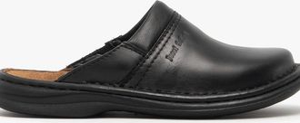 Josef Seibel Mens Josef Seibel MAX Mens Leather Mule Clogs Black - Size: 9.5