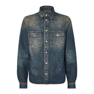 Fendi Camisa de mezclilla - Shirts - Hombre - Azul - XL