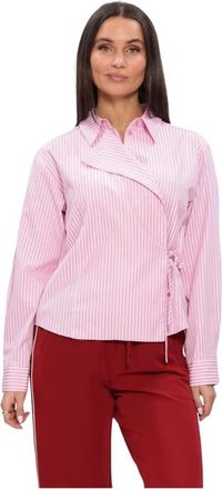 Y.A.S Y.a.s, Overhemden, Dames, Roze, L, Linnen, Yaswito LS Shirt