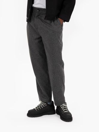 noyoco Pantaloni Cambridge in lana grigio